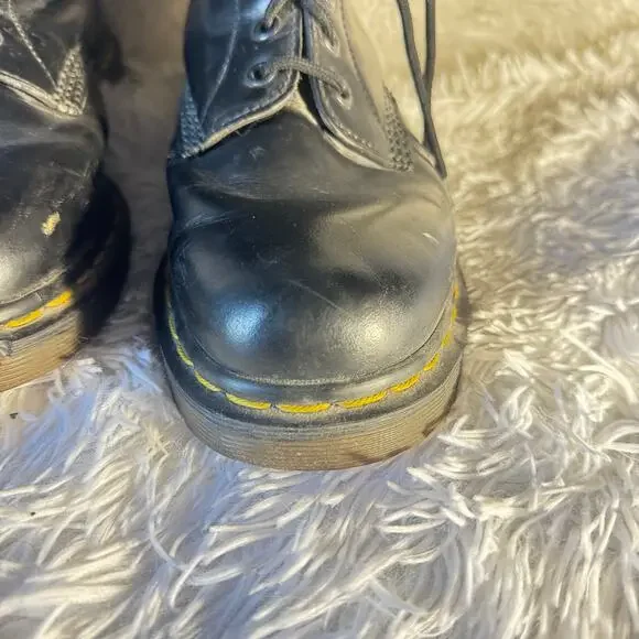 Vintage Doc Martens Men's Black 20 Hole Punk Combat Boots Vintage 2000Rare9
